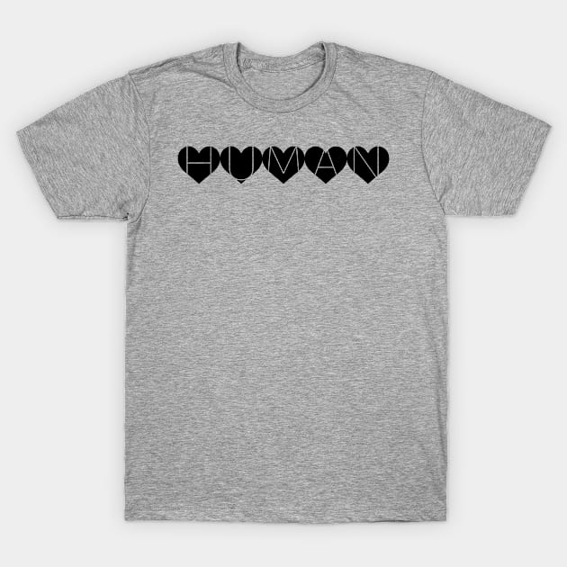 Human Heart T-Shirt by centeringmychi